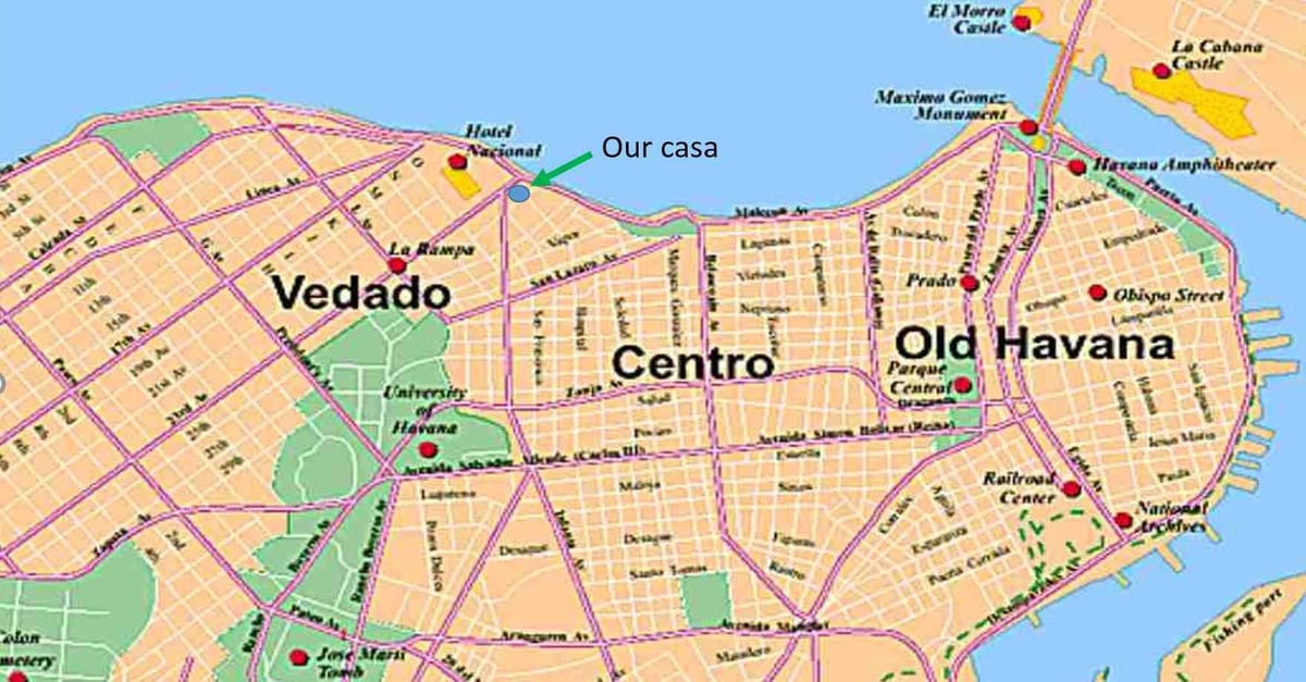 mapa Habanako auzo