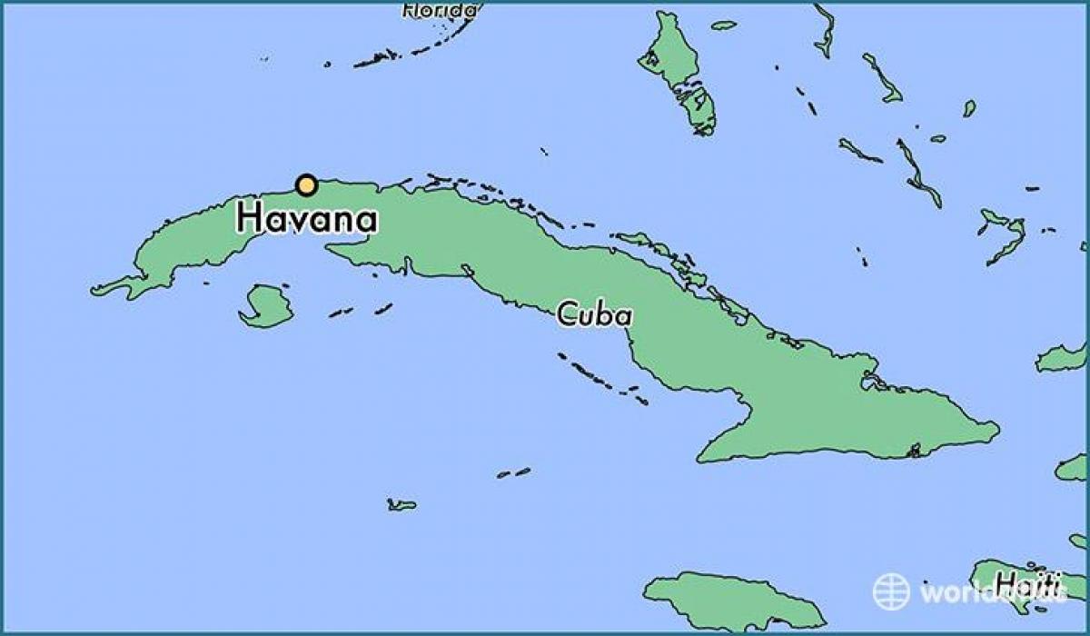 Habana, Kuba mapan